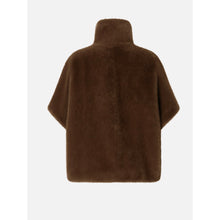 Carica l'immagine nel visualizzatore di Gallery, Cappottino a cappa similpelliccia visone Pinko