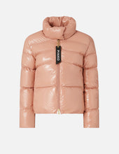 Carica l'immagine nel visualizzatore di Gallery, Piumino caban crystal nylon rosa Pinko